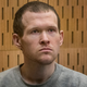 White supremacist terrorist Brenton Tarrant sits in the Christchurch High Court in Christchurch, New Zealand on August 25, 2020.